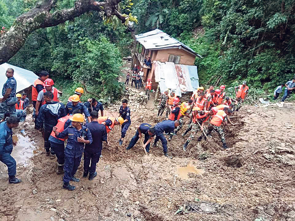 Body of boy missing in landslide recovered after five days