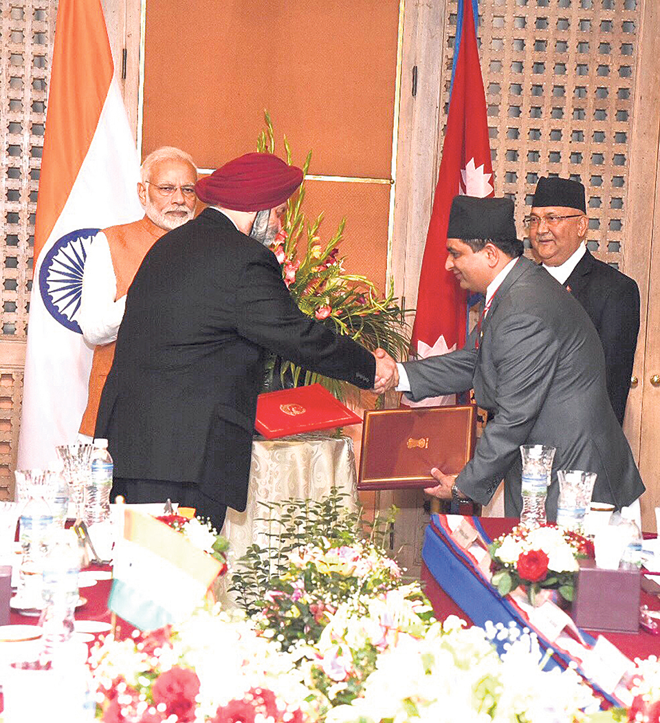 MoU signed for technical study of Raxaul-KTM railway