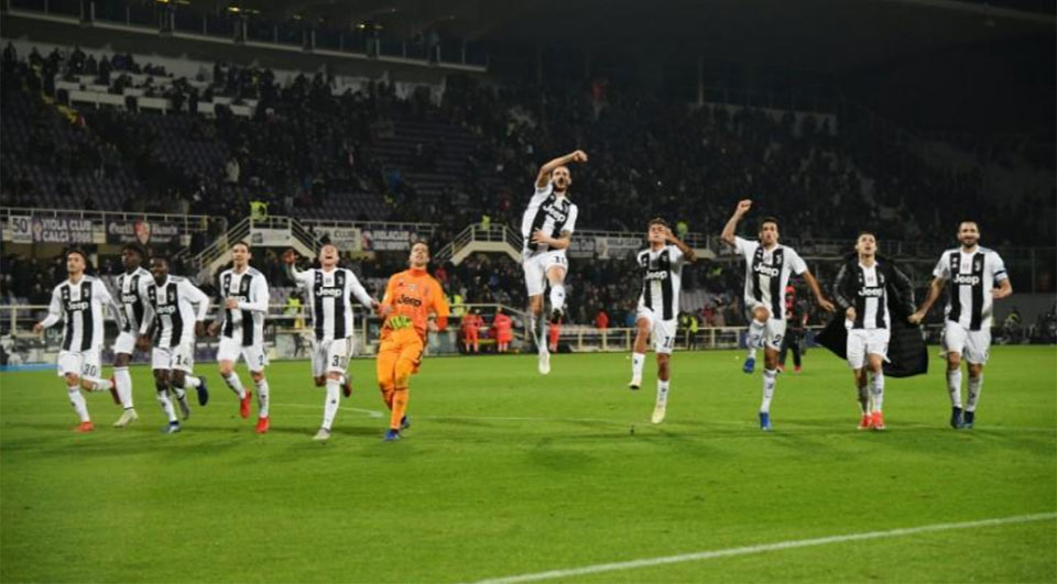 Ronaldo scores for fifth game in a row as Juve win again