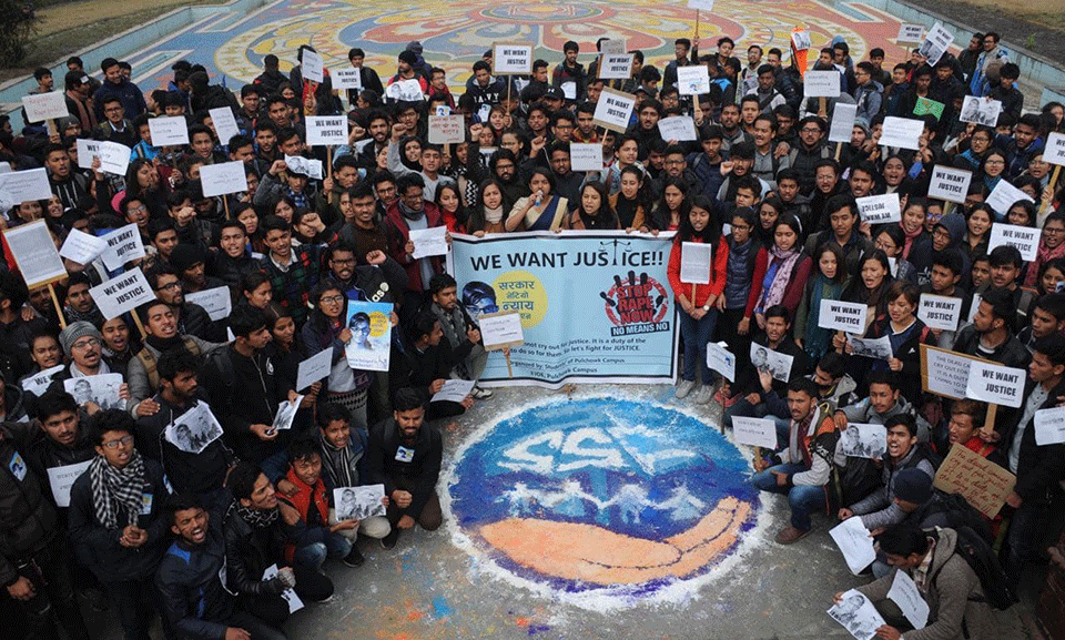 Pulchowk students protest demanding justice for Nirmala Pant (With Photos)