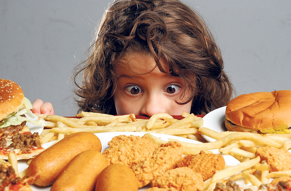 Eating junk food is bad for health!