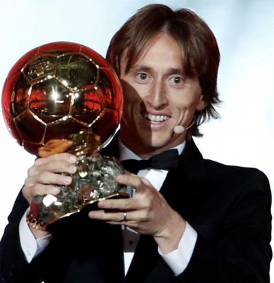 Modric wins 2018 Ballon d'Or, breaks Messi-Ronaldo dominance