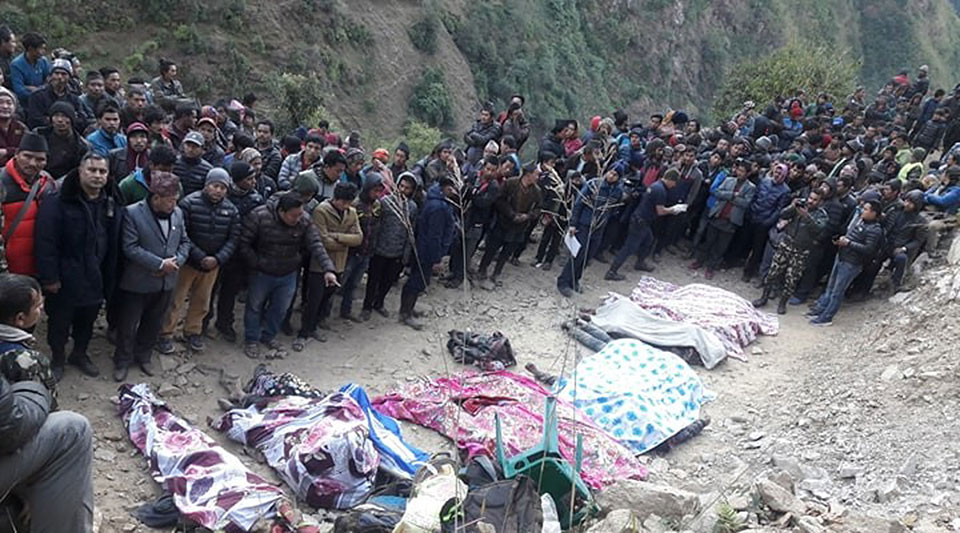 Death toll in Nuwakot mini-truck mishap reaches 20