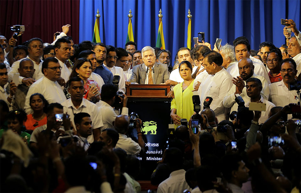 Sri Lankan president doubts he can work with reappointed PM