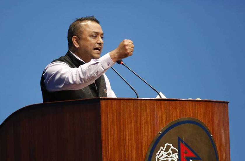 Gagan Thapa calls for withdrawal of civil servants ordinance