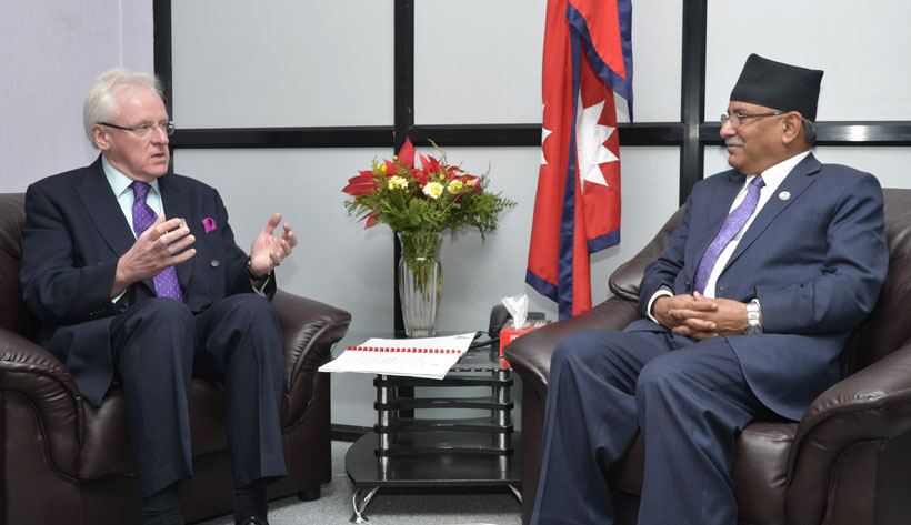 PM Dahal requests int'l community to invest in Nepal