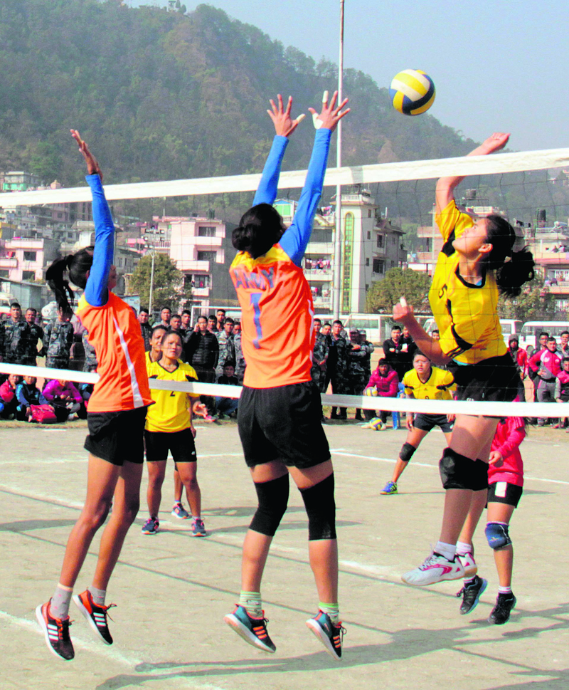 APF, New Diamond eves  in volleyball final
