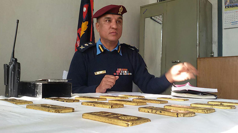 Man arrested with 15 kg gold