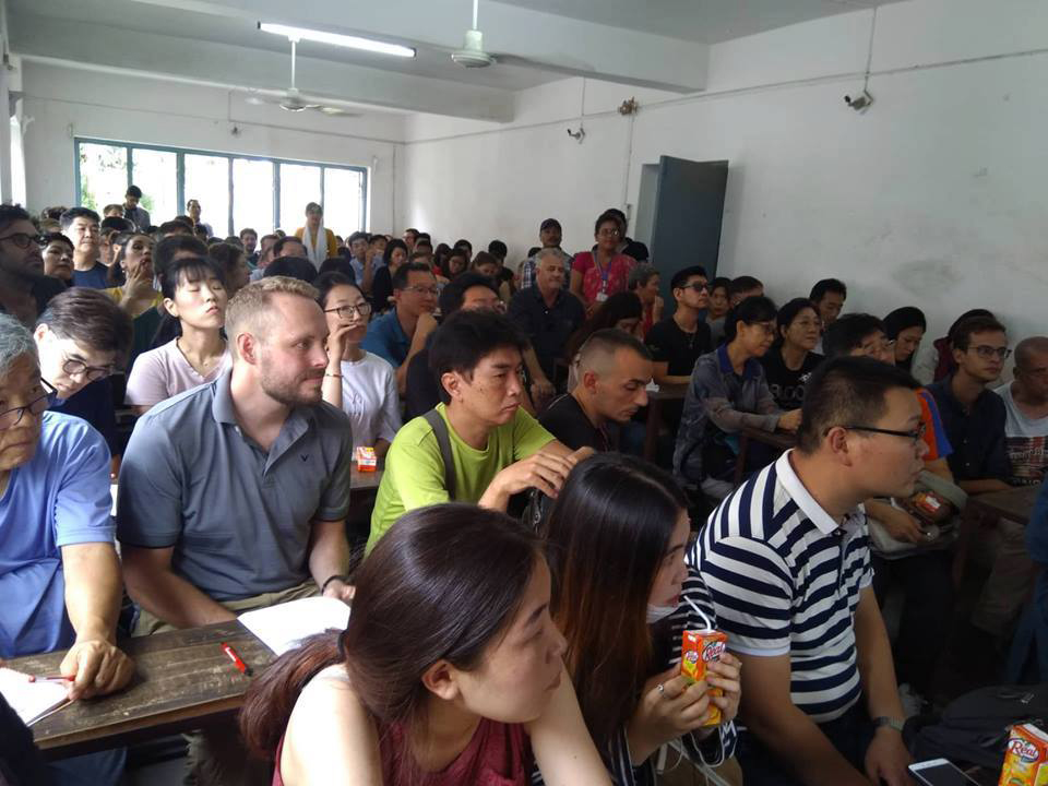Foreigners attracted to Nepali language