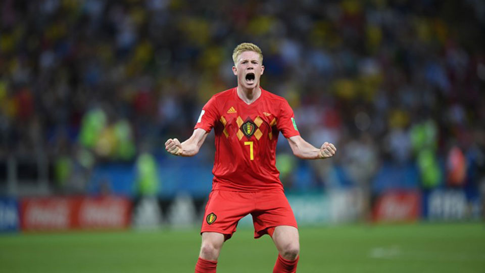 Belgium hold off Brazil fightback to reach semi-finals