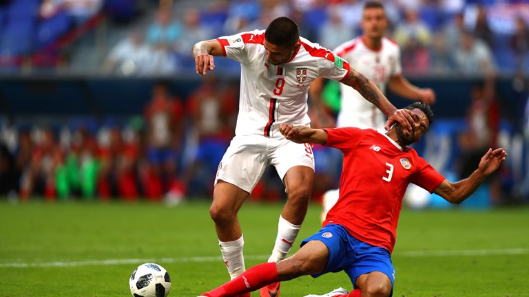 Kolarov’s stunning free kick gives Serbia victory over Costa Rica