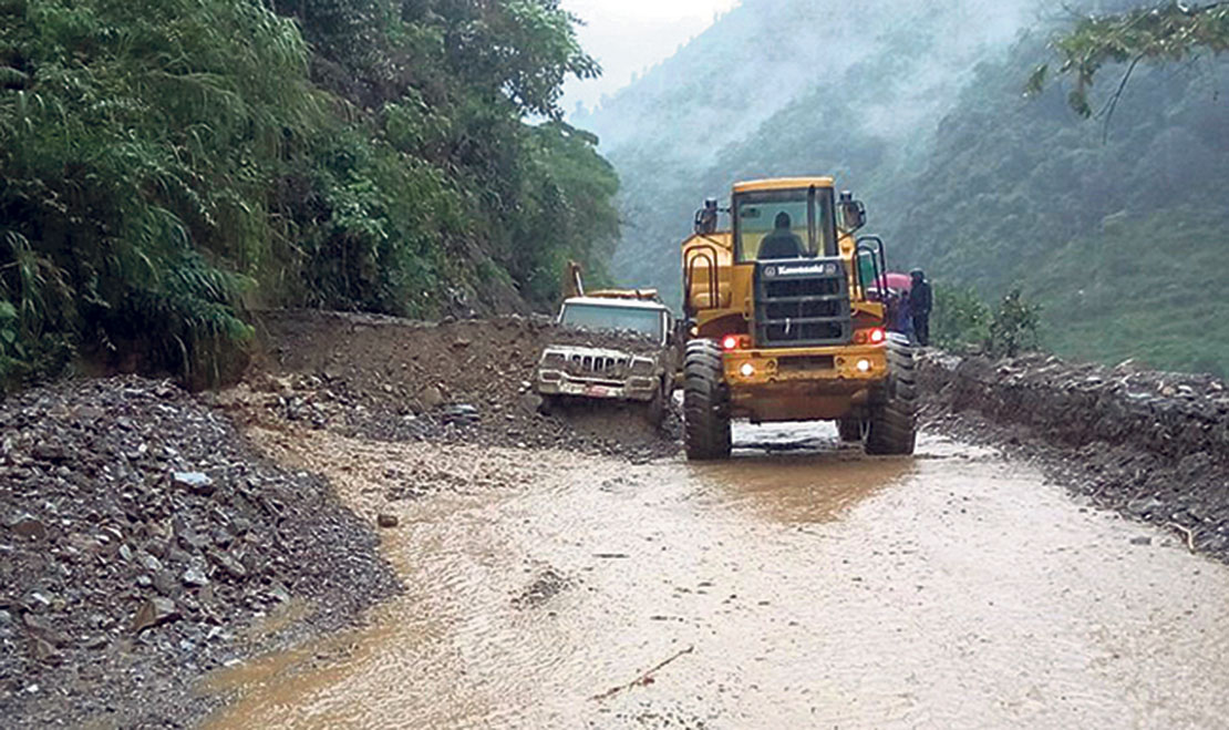 Landslides and floods wreak havoc in districts