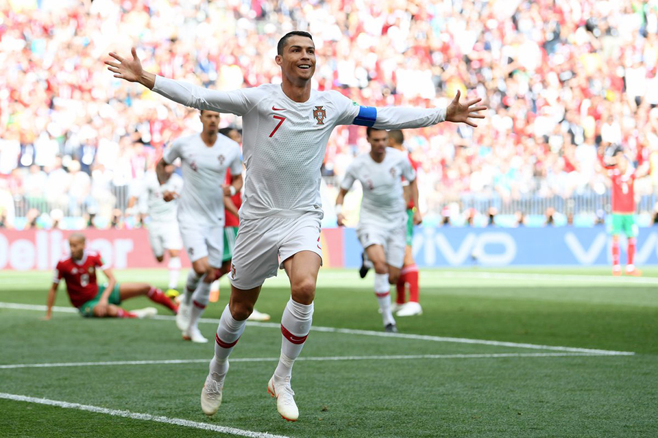 Ronaldo header knocks Morocco out  of World Cup