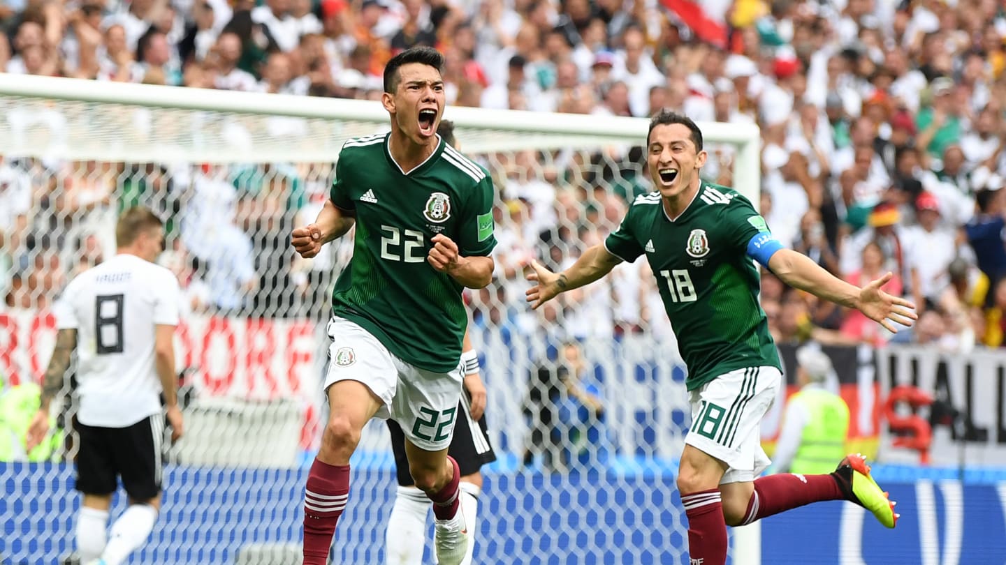 Brilliant Mexico stun champions Germany