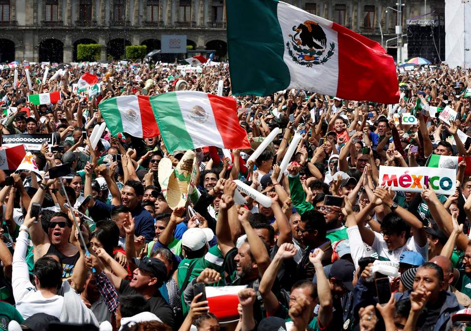 Mexico World Cup fans jump with joy, cause small earthquake