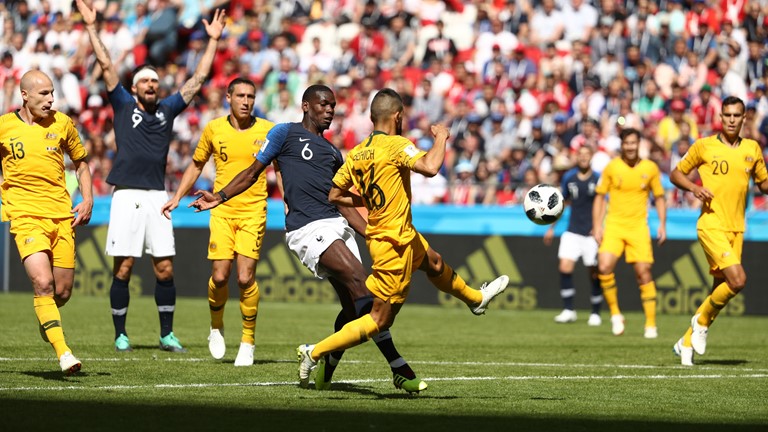 Pogba's decisive goal relieved Les Blues