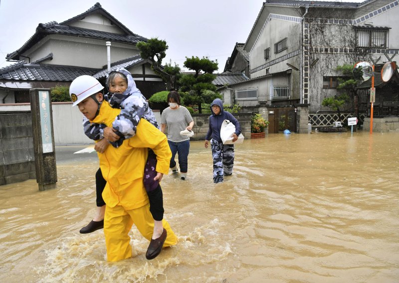 'Unprecedented' rain strands at least 1,000, kills at least 66 in Japan