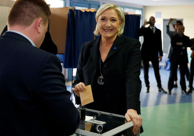 French presidential poll a bellwether for Europe