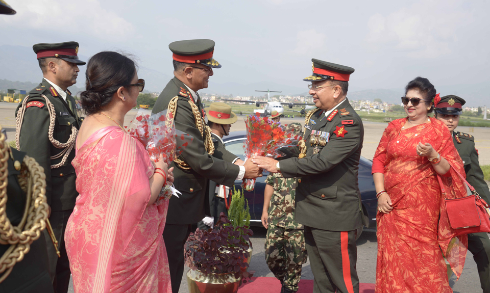 CoAS General Chhetri returns home wrapping his Pakistan visit