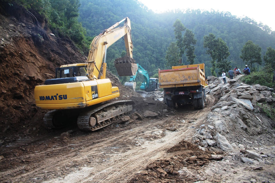 Snail-paced road construction affects reconstruction in Barpak
