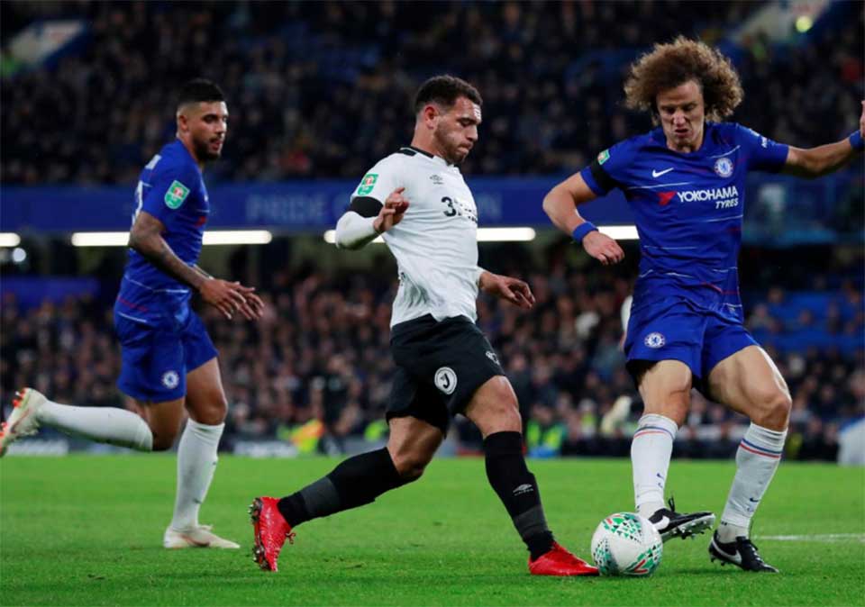Chelsea beat Lampard's Derby to reach League Cup quarters