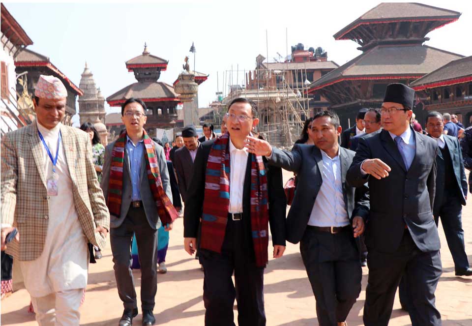 Chinese Tourism Minister visits Bhaktapur