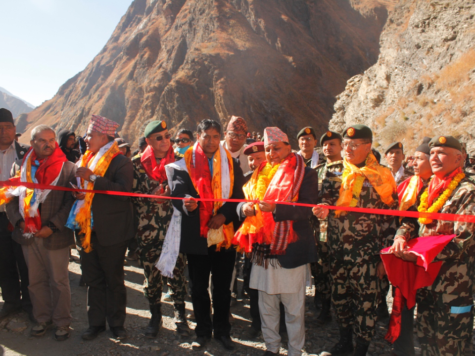 No more remote: Road reaches Dolpa