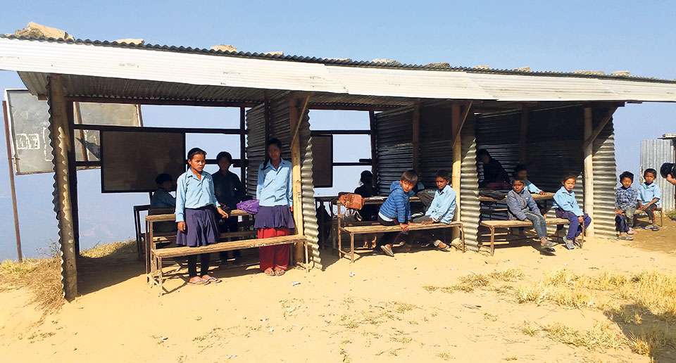 Searching for bright future under tin-roofed hut