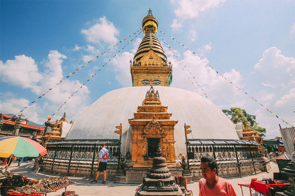 Renovation of Swoyambhunath Stupa completed