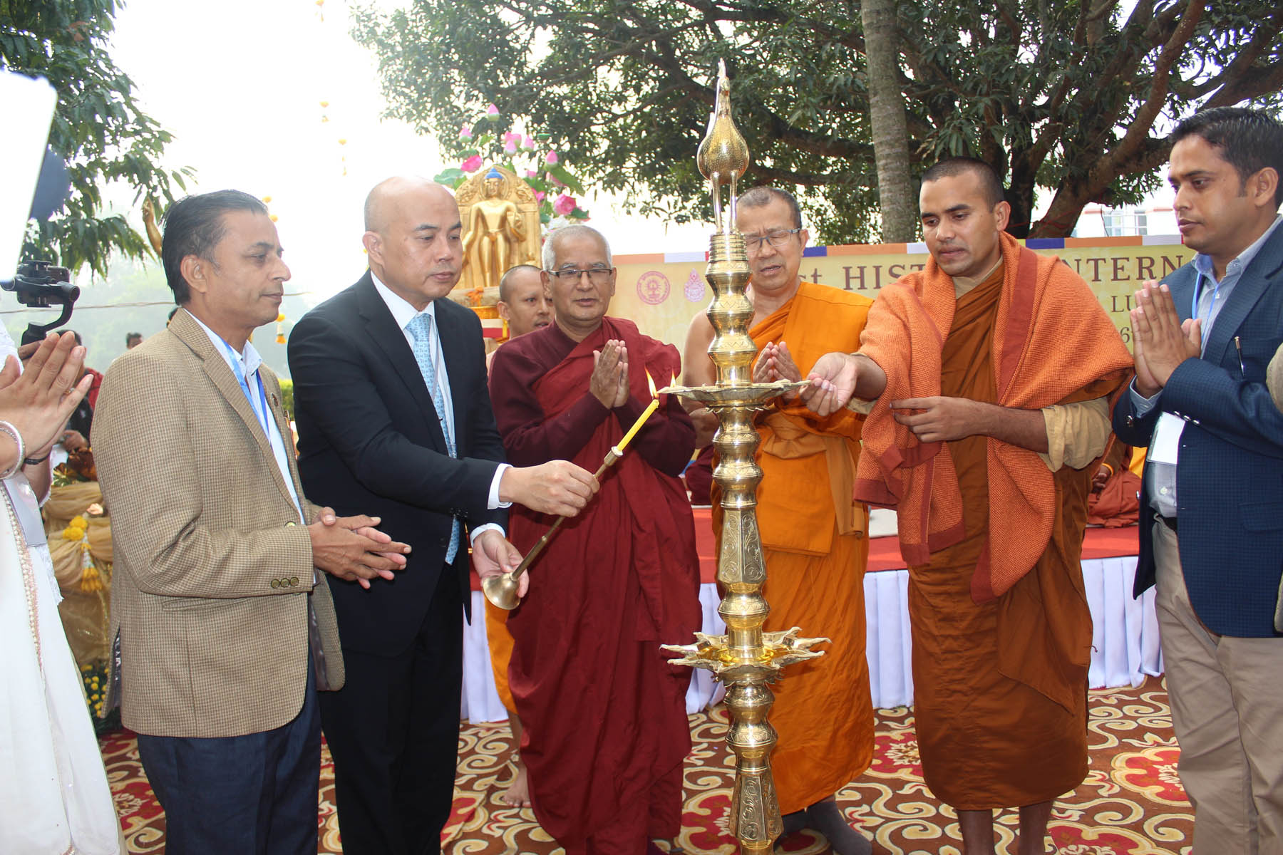 International Tripitaka recitation begins in Lumbini
