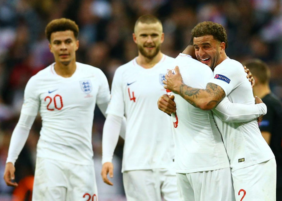 Captain Kane fires resilient England to Nations League finals