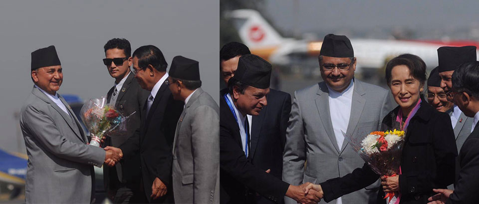 VVIPs start landing in Kathmandu for Asia Pacific Summit