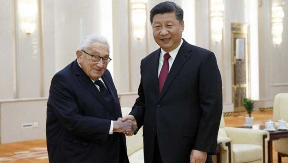 China Xi Jinping hails Henry Kissinger in official meeting
