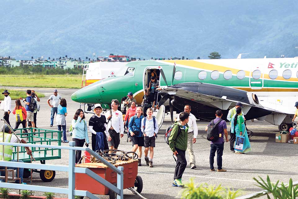 440 tourists enter Pokhara a day
