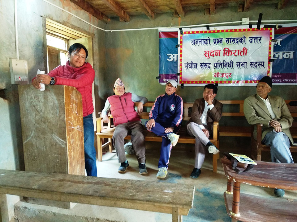 Lawmaker reaching out to villagers, hearing grievances