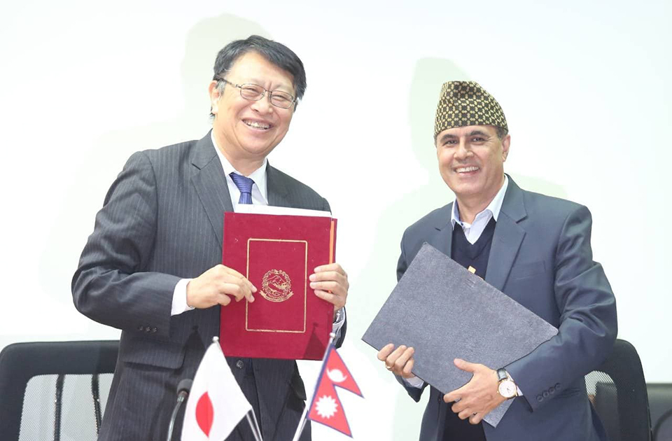 Japan extends grant aid for implementation of rehabilitation of Sindhuli road