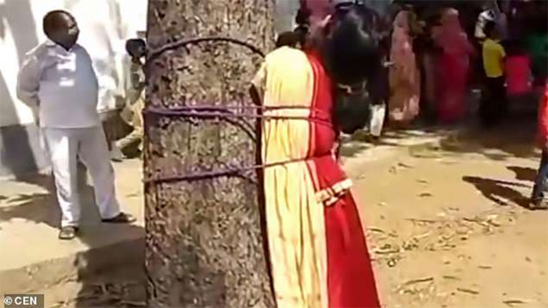 Muslim girl brutally thrashed for eloping with her Hindu lover