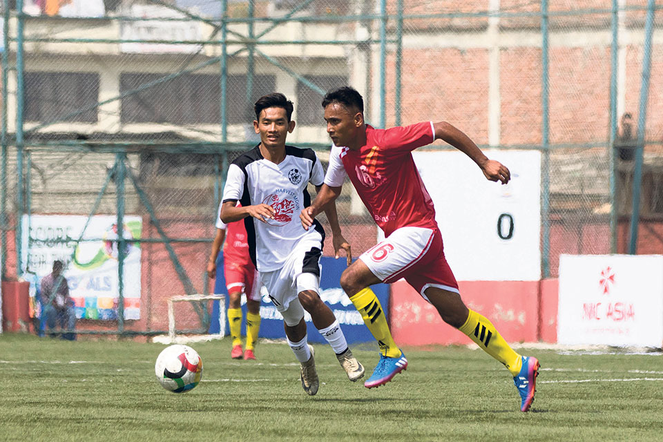 Olawale brace highlights superb Manang comeback; APF, Himalayan play a dull stalemate