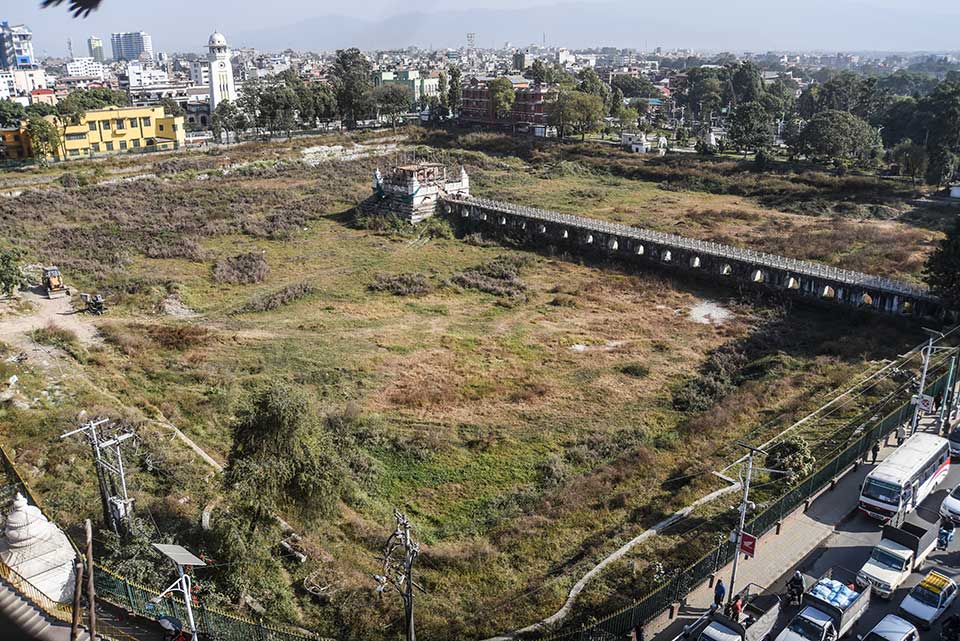 Ranipokhari's reconstruction begins after almost four years