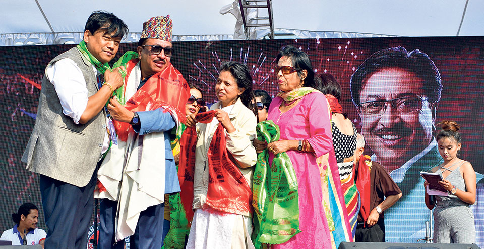 Musical event in honor of Shambujeet Baskota