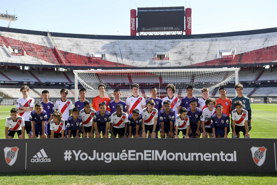 Thailand's cave boys enjoy kickabout at iconic River Plate stadium