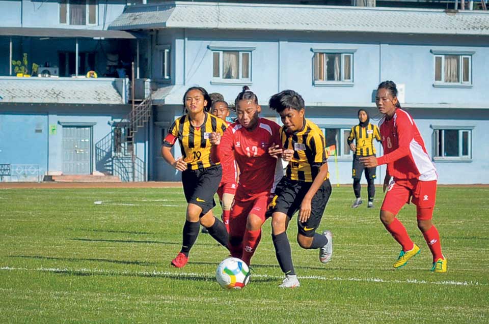 Nepal salvages draw against Malaysia in an eight-goal thriller