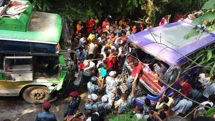 43 injured in Surkhet vehicular collision