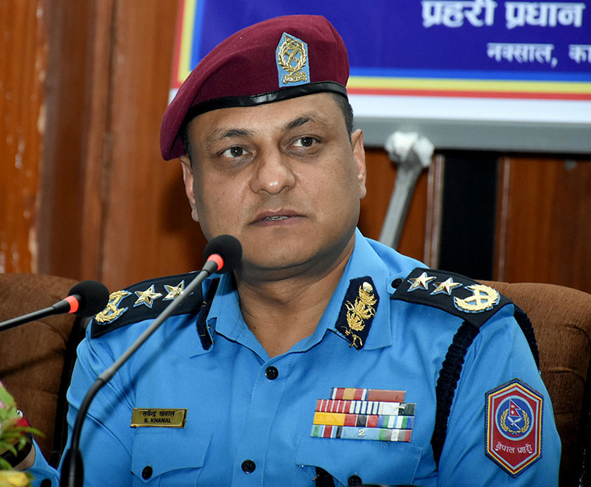 Police organization's image tarnished over incompetence of police officials: IGP Khanal