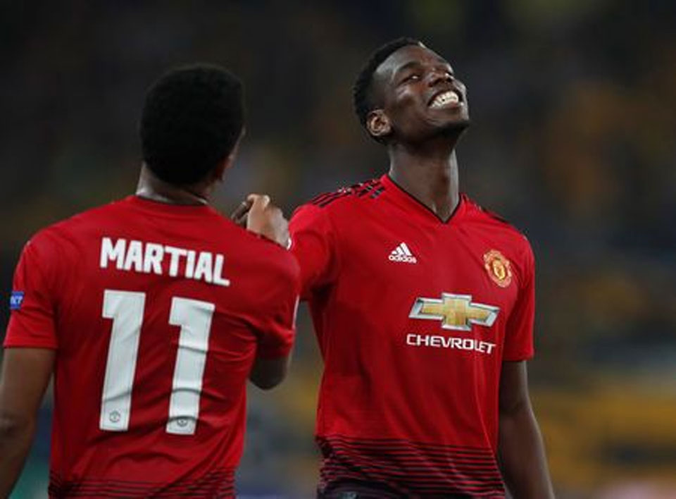 Classy Pogba steers Man United to 3-0 win at Young Boys