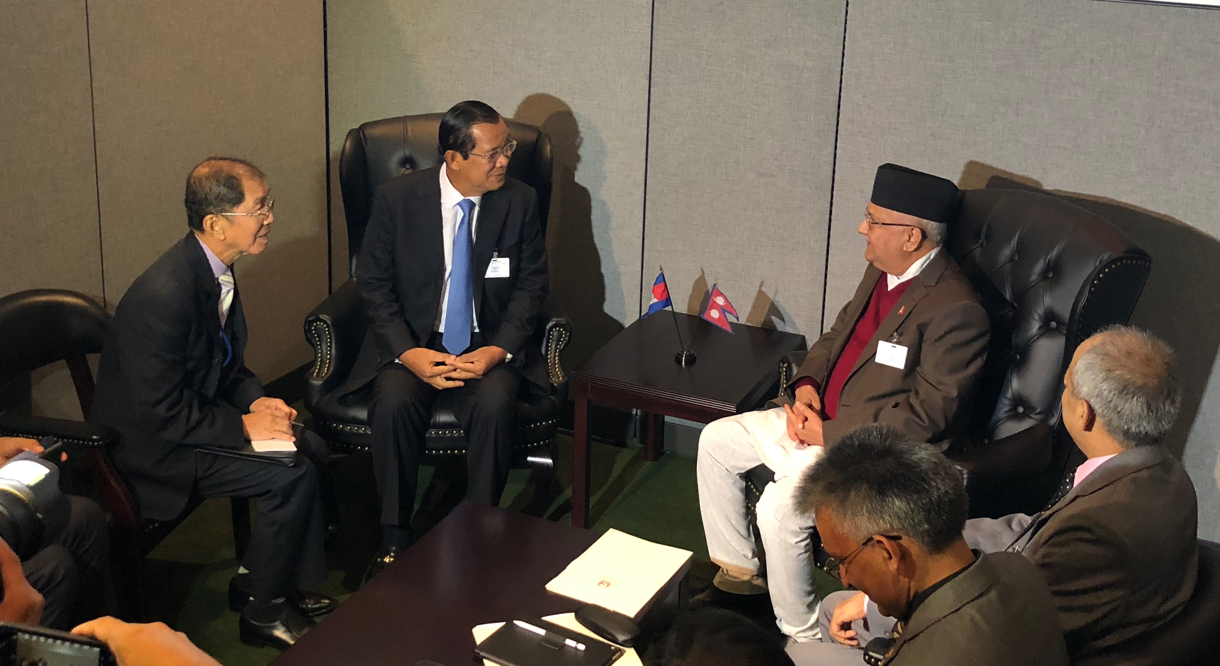 Foreign Minister Gyawali meets his counterparts in NY