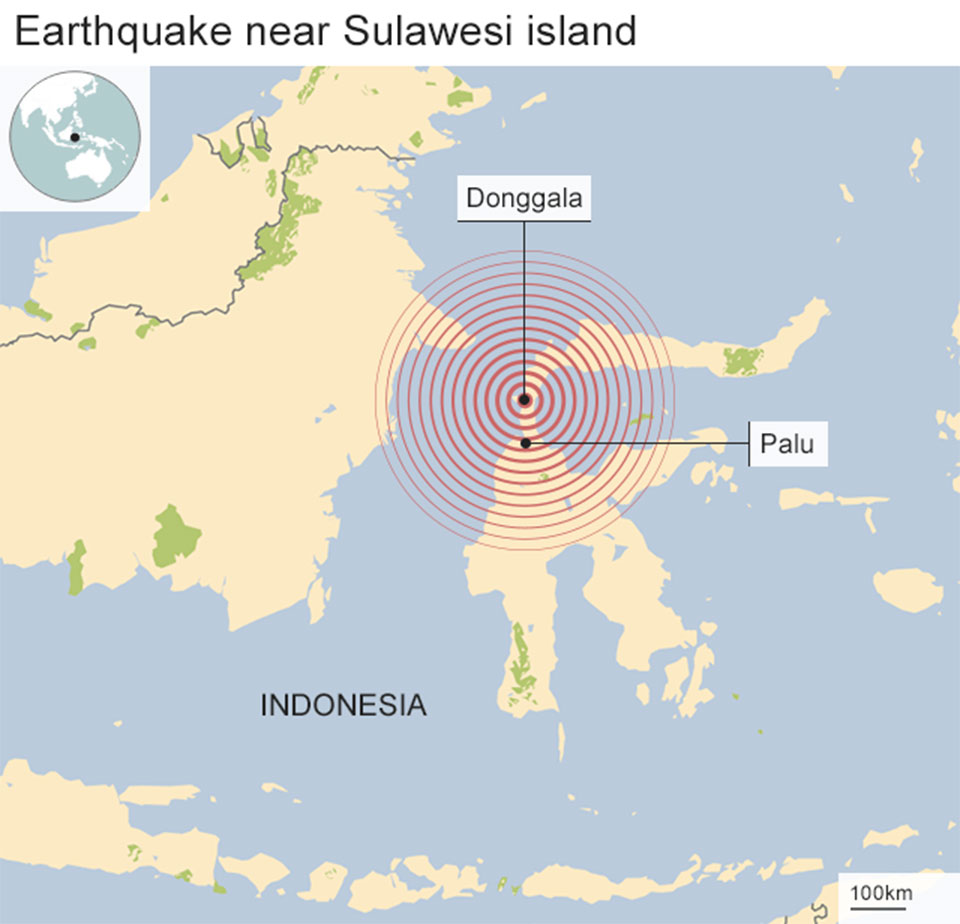 UPDATE: Indonesia earthquake: Hundreds dead in Palu quake and tsunami