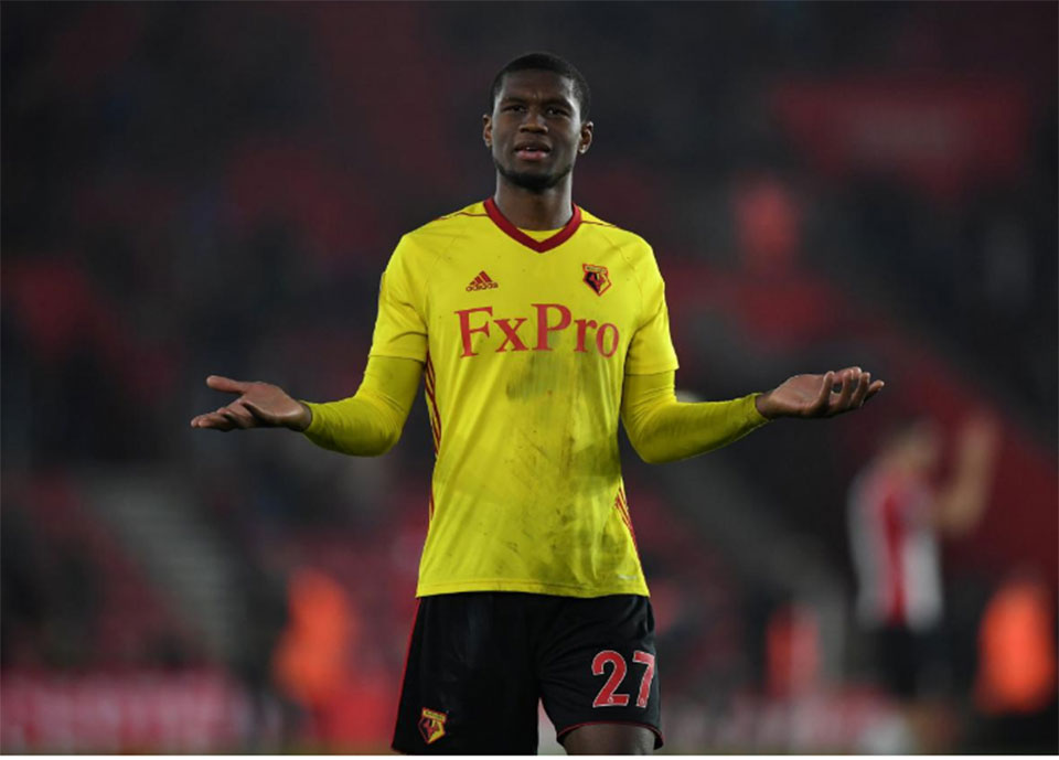 Watford's Kabasele has red card rescinded
