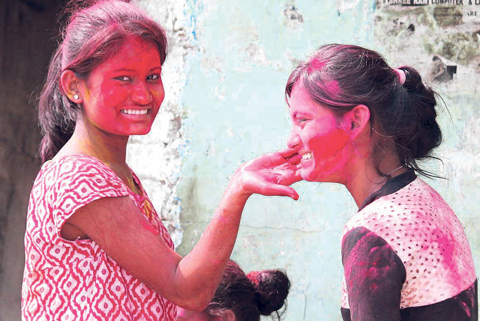 Janakpur celebrates Holi festival on Saturday