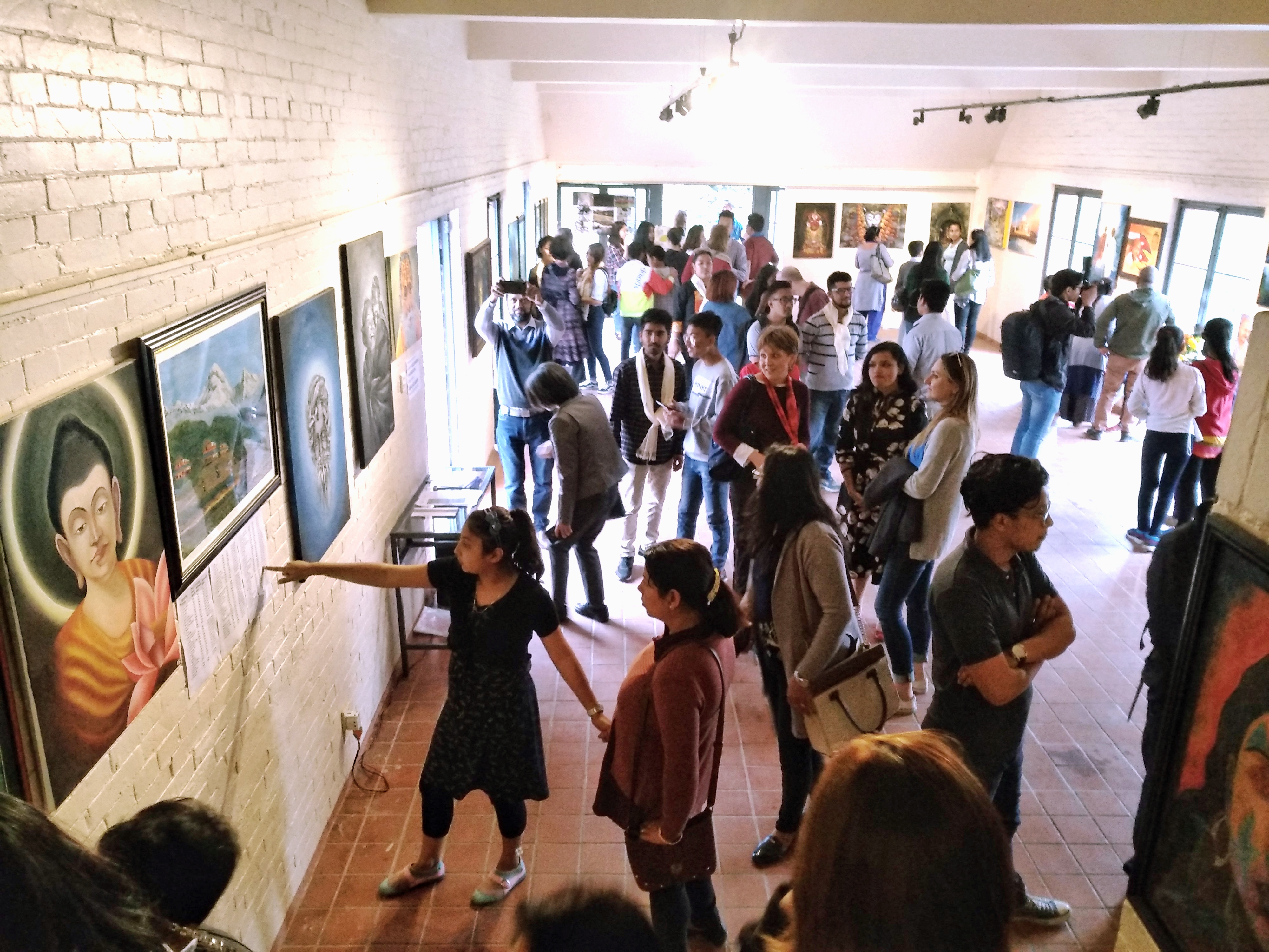 Art exhibition on Nepal India Friendship
